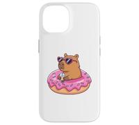 Carcasa para iPhone 14 Capybara Bubble Tea Lovely Cute Capyboba Boba Milk Tea