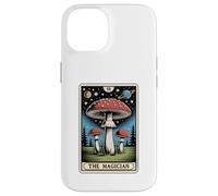 Carcasa para iPhone 14 Carta de Tarot Fly Agaric Amanita Muscaria Mushroom The Magician