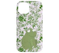 Carcasa para iPhone 14 Chinoiserie Floral Verde Supercute Rana
