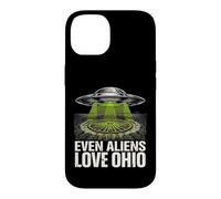 Carcasa para iPhone 14 Círculo de Cosecha OVNI secuestro de Ohio