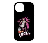 Carcasa para iPhone 14 Cita de Rocky Horror Show Magenta Todos Tenemos Suerte