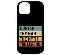Carcasa para iPhone 14 Cita Personalizada Divertida de Hunter The Man The Myth The Legend