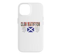 Carcasa para iPhone 14 Clan Matheson Tartan Scottish Family Name Scotland Pride