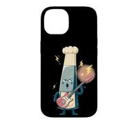Carcasa para iPhone 14 Cocinero Divertido con Guitarra eléctrica para Amantes del Rock y la Cocina