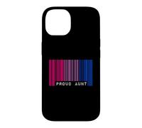Carcasa para iPhone 14 Código de Barras Orgullo Orgullo Orgullo Bisexual Bandera LGBTQ Amor estético