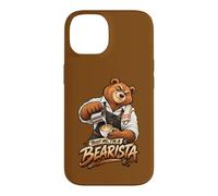 Carcasa para iPhone 14 ¡Confía en mí, Soy un Bearista! Divertido diseño de Oso Barista