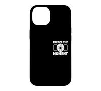Carcasa para iPhone 14 Congelar el Momento Fotógrafo Cámara Minimalista