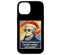 Carcasa para iPhone 14 Controles Y Equilibrios Alexander Hamilton Santa Navidad Navidad