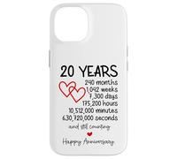 Carcasa para iPhone 14 Corazones entrelazados, símbolo de Amor, romántico, diseño Minimalista