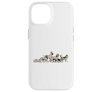 Carcasa para iPhone 14 Corgi de Estilo Retro para Perros, Boxeador, Husky, Chihuahua Basset Hound