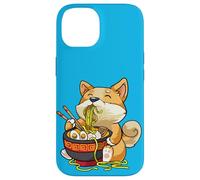 Carcasa para iPhone 14 Corgi-Dog - Cuenco de Sopa de Fideos Ramen Pho Japón Kawaii