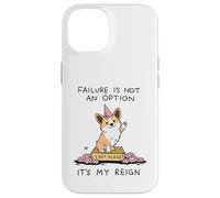 Carcasa para iPhone 14 Corgi Último Lugar El Fracaso Es Mi Reino