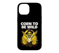 Carcasa para iPhone 14 Corn To Be Wild Halloween Scarecrow Illustration Graphic
