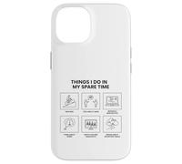 Carcasa para iPhone 14 Cosas Que Hago en mi Tiempo Libre - Aficionado al Ciclismo