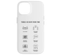 Carcasa para iPhone 14 Cosas Que Hago en mi Tiempo Libre - Amante del ajedrez