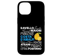 Carcasa para iPhone 14 Costa d'Amalfi limón Italia Vintage Amalfi Coast Souvenir