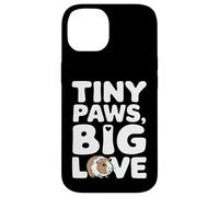 Carcasa para iPhone 14 Cotización de Mascota de Conejillo de Indias - Tiny Paws Big Love