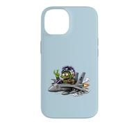 Carcasa para iPhone 14 Crazy Monster Fighter Piloto Jet Cartoon Aviación Arte
