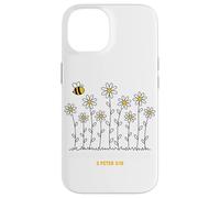 Carcasa para iPhone 14 Creciendo con Jesús 2 Pedro 3:18 Oración de adoración Cristiana