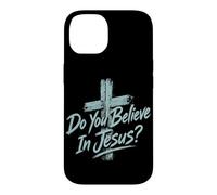 Carcasa para iPhone 14 ¿Crees En Jesús Cruz Cristiana Fe Religioso