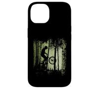 Carcasa para iPhone 14 Crepúsculo Bosque Trail Ciclista BMX Dirtbike Offroad