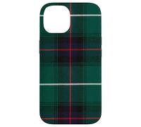 Carcasa para iPhone 14 Cuadros de la familia de tartán antiguo verde del clan escocés Hamilton