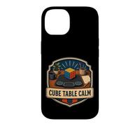 Carcasa para iPhone 14 Cube Table Calm Speedcubing Setup Tranquilo