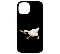 Carcasa para iPhone 14 Cute but Dangerous Duck with Knife Funny Silly Duck Meme