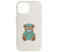 Carcasa para iPhone 14 Cute Surgical Nurse Teddy Bear Student Operating Room Staff