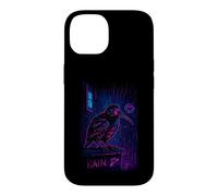Carcasa para iPhone 14 Cyberpunk Kiwi Escena de Lluvia