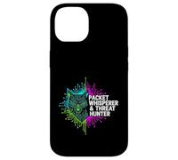 Carcasa para iPhone 14 Cybersecurity Threat Hunter Packet Whisperer Wolf