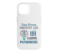 Carcasa para iPhone 14 Data-Driven Empathy-Led School Psychologist Brain Graphic