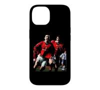 Carcasa para iPhone 14 David Beckham Eric Cantona Goal Celebration Man United Football