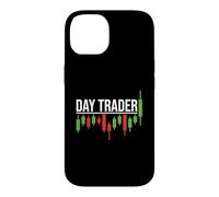 Carcasa para iPhone 14 Day Trader - Estilo gráfico de negociación de acciones desgastadas