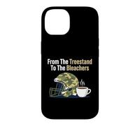 Carcasa para iPhone 14 De The Treestand a The Bleachers Sports Hunting Dad