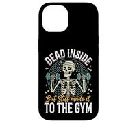 Carcasa para iPhone 14 Dead Inside But Still Made It To The Gym Culturista