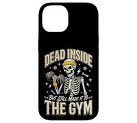 Carcasa para iPhone 14 Dead Inside But Still Made It To The Gym Culturista