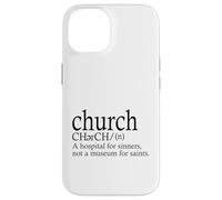 Carcasa para iPhone 14 Definición de Iglesia Un Hospital para Pecadores Santos Fe Jesús