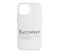 Carcasa para iPhone 14 Definición de reclutador Contratación Divertida Adquisición de Talento de recursos Humanos