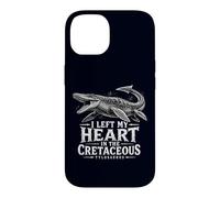 Carcasa para iPhone 14 Dejé mi corazón en el Cretácico Tylosaurus Rex Mosasaur