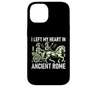 Carcasa para iPhone 14 Dejé mi corazón en la Antigua Roma Imperio Romano