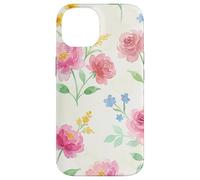 Carcasa para iPhone 14 Delicado diseño de jardín Floral de Acuarela de Primavera