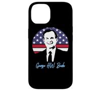 Carcasa para iPhone 14 Día del Presidente George H.W. Bush 41er Presidente 1989-1993