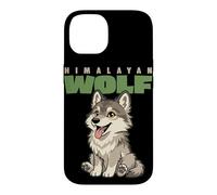 Carcasa para iPhone 14 Dibujos Animados Lobo del Himalaya Raza Animal Amante Lindo Lobos