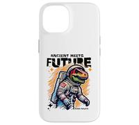 Carcasa para iPhone 14 Dino Astronaut Ancient Rex Future Fusion Art Space Explorer