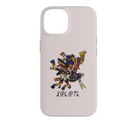 Carcasa para iPhone 14 Dios Azteca México mitología Xolotl Masculino Femenino