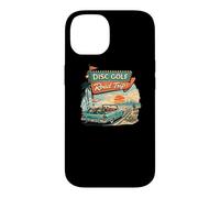 Carcasa para iPhone 14 Disc Golf Road Trip Vintage Frolf Viaje Regalo Camiseta