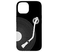 Carcasa para iPhone 14 Disco de Vinilo Divertido, Vinilo Retro diseño, Platino DJ, Pop