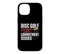 Carcasa para iPhone 14 Disco Golf Frisbee con Compromiso Problemas Divertido Jugador Deporte