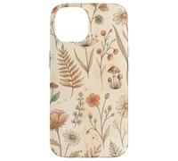 Carcasa para iPhone 14 Diseño botánico de Prado de jardín de Flores Silvestres Vintage